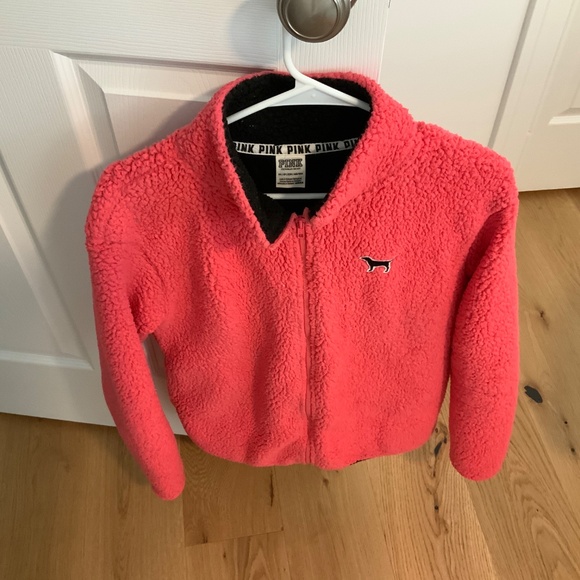 Victorias Secret Pink Sherpa full zip jacket - Picture 3 of 3